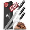 5. 3 PC BBQ Knives Set w/ Sheaths